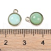 Natural Chrysoprase Pendants G-K372-03G-06-3