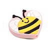 Bees Silicone Beads SIL-V002-07A-2