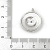 Brass Micro Pave Cubic Zirconia Pendants KK-M322-36P-3