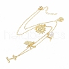 Bohemian Summer Beach Style 18K Gold Plated Shell Shape Initial Pendant Necklaces IL8059-9-2
