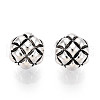 Tibetan Style Alloy Beads TIBE-N013-11AS-1