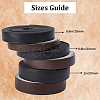 Gorgecraft 5M Flat Imitation Leather Cord LC-GF0001-05A-01-4