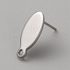 304 Stainless Steel Stud Earring STAS-WH0017-028P-1