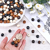 Gorgecraft 400Pcs 4 Styles  Natural Wood Beads WOOD-GF0002-15B-3