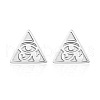 Stainless Steel Stud Earrings PW-WG21707-01-1
