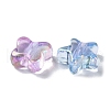 UV Plating Transparent Acrylic Beads PACR-C007-08-2