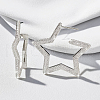S925 Sterling Silver Star Stud Earrings NU9331-7