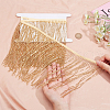BENECREAT 1.25 Yards Seed Bead Fringe Trimming DIY-BC0012-58B-3