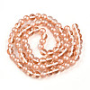 Baking Painted Transparent Glass Beads Strands DGLA-N011-10mm-04-2