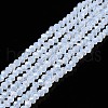 Electroplate Glass Beads Strands EGLA-A044-J1mm-A06-1