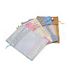Magibeads 30Pcs 6 Colors Cotton & Organza & Burlap Packing Pouches Drawstring Bag ABAG-MB0001-09-8