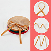 ARRICRAFT 3 Rolls 3 Colors Single Face Velvet Ribbons SRIB-AR0001-17-3