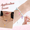 SUNNYCLUE 150Pcs Opaque Acrylic Pendants FIND-SC0009-88-5