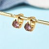 304 Stainless Steel Hoop Earrings EJEW-P309-03G-3