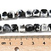 Natural Fire Crackle Agate Beads Strands G-H078-C49-6mm-03-5
