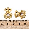 304 Stainless Steel Rhinestone Pendants STAS-L290-64G-3