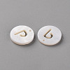 Natural Freshwater Shell Pendants SHEL-Q311-008P-2
