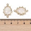 Natural Moonstone Faceted Connector Charms G-K347-07G-03-3