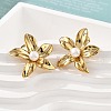 Ion Plating(IP) 304 Stainless Steel Stud Earrings EJEW-S246-05G-1
