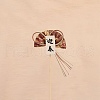 Paper Japanese Fan Flower Stick for New Year's Day Party Decoration PW-WG9F907-05-1