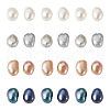 Beadthoven 100Pcs 4 Styles Natural Cultured Freshwater Pearl Beads PEAR-BT0001-02-3