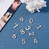 100Pcs 10 Style 201 Stainless Steel Charms STAS-CJ0001-232-3