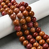 Dyed Natural Malaysia Jade Beads Strands G-G021-02C-19-4