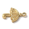 304 Stainless Steel Charms STAS-G352-08G-2