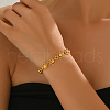 Fashionable Brass Round Beads Link Bracelets for Women YB1680-3