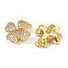 Brass Micro Pave Cubic Zirconia Pendants KK-A257-17G-3
