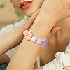 DICOSMETIC 20Pcs 10 Colors Cup Cake Food Grade Eco-Friendly Silicone Beads SIL-DC0001-71-7
