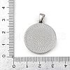 304 Stainless Steel Pendants STAS-C131-04P-4