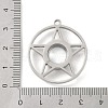 304 Stainless Stee Locket Pendants STAS-S132-04P-3