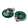 Synthetic Malachite Pendants KK-F751-M-A04-2