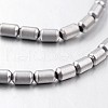 Electroplate Non-magnetic Synthetic Hematite Bead Strands G-F300-39-F01-1
