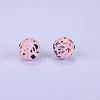 Printed Round Silicone Focal Beads SI-JX0056A-19-1