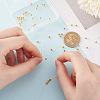 GOMAKERER 50Pcs Round 925 Sterling Silver Spacer Beads FIND-GO0002-64B-5
