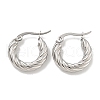 304 Stainless Steel Hoop Earring EJEW-F257-20P-01-1