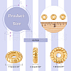 DICOSMETIC Brass Beads KK-DC0001-23-2