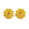 Brass Bead Caps Cabochon Settings KK-G502-15C-G-1