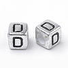 Plated Acrylic Beads X1-PB43C9308-D-2