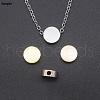 Non-Tarnish 201 Stainless Steel Charms STAS-R109-JA421-1-2
