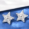 304 Stainless Steel Stud Earrings EJEW-S265-10P-3