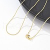 Brass Serpentine Chains Necklace for Women NJEW-P265-14G-3