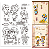 Custom Summer Theme PVC Plastic Clear Stamps DIY-WH0631-0481-1