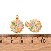304 Stainless Steel Enamel Pendants STAS-U061-40G-02-3