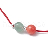 6Pcs Natural Gemstone Beads  Bracelets for Men Women BJEW-JB11752-4