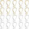 Brass Earring Hooks KK-FH0001-24-1