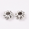 Tibetan Style Alloy Flower Spacer Beads TIBEB-0885-AS-LF-1