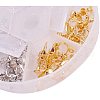 Brass Screw Clip Earring Converter KK-PH0021-02M-4